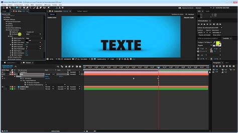 Tutoriels After Effects En Fran Ais Animation De Texte D Element