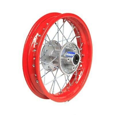 HMParts Pit Bike Dirt Bike Cross Rear Wheel Rim Steel 14 Inch Rim