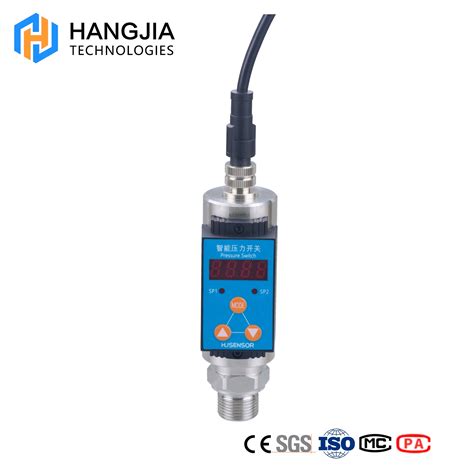 Two Way PNP Output Stainless Steel Pressure Switch With LED Display