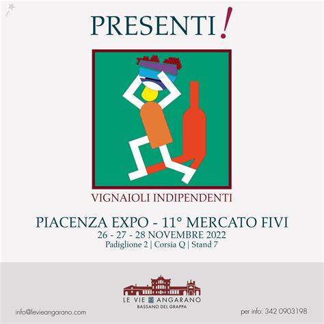 Mercato FIVI Piacenza 2022 Cantina Le Vie Angarano