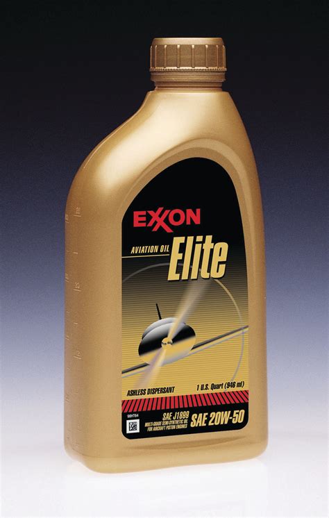 Exxonmobil Aviation Exxon Elite 20w 50 Oil In Lubricants