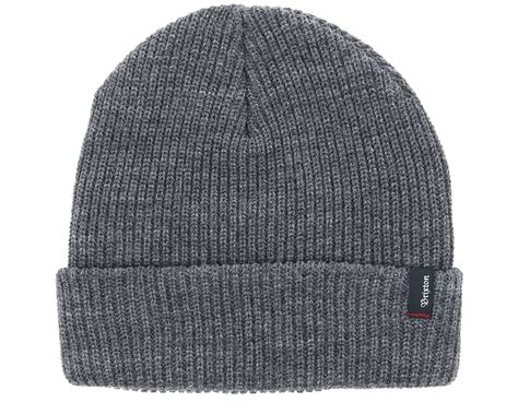 Heist Heather Grey Beanie Brixton Beanies Uk