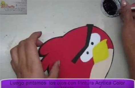 Angry Birds En Goma Eva Moldes Imagui