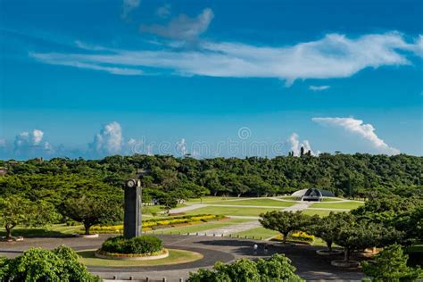 Monuments In Okinawa Peace Park Stock Image Image Of Prefectural