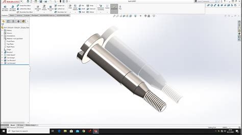 How To Make A Bolt In Solidworks Tutorial D Youtube