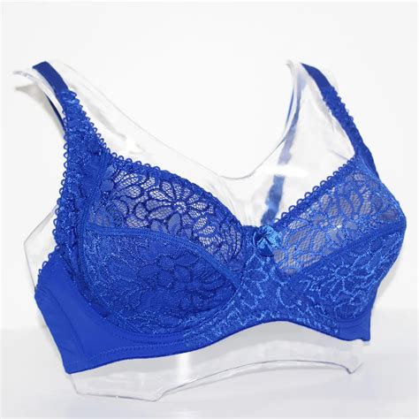 Plus Size Bra Women Lace Perspective Bralette Sexy Lingerie Underwire