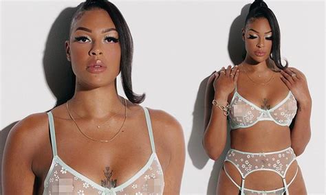 Basketball Star Liz Cambage Sizzles In A Lingerie Set By Rihanna In A