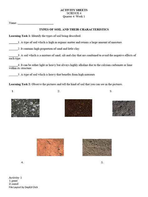 Science 4 Activity Sheet Q4 W1 Pdf