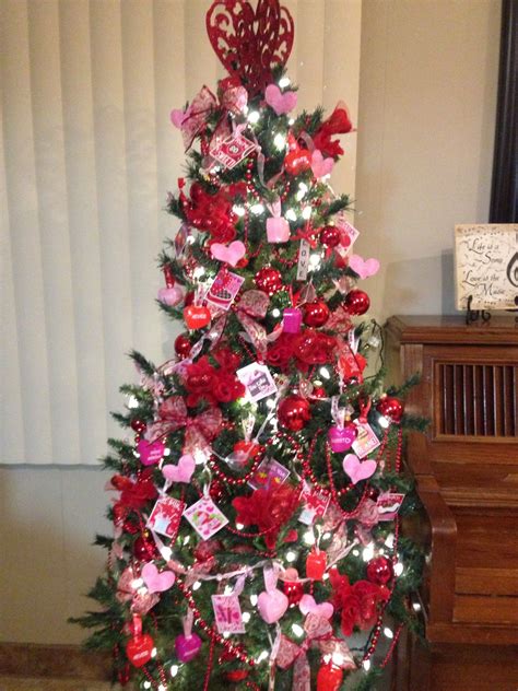 Our Valentine Tree Valentine Tree Valentines Day Decorations Diy