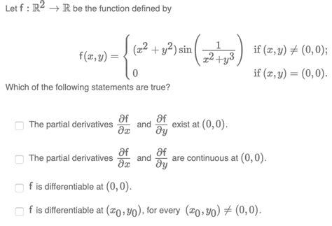 Solved Let F R2→r Be The Function Defined By