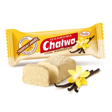 Unitop Chałwa sezamowa o smaku waniliowym 65 g x 24