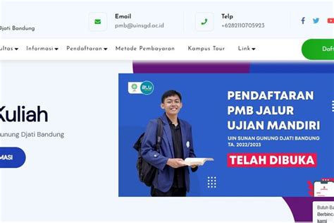 Link Pengumuman Ujian Mandiri UIN Bandung 2022 Pmb Uinsgd Ac Id Cek