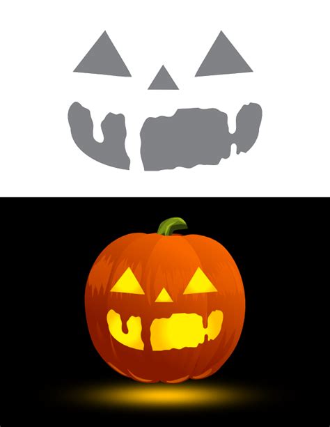 Printable Drooling Face Pumpkin Stencil Hot Sex Picture