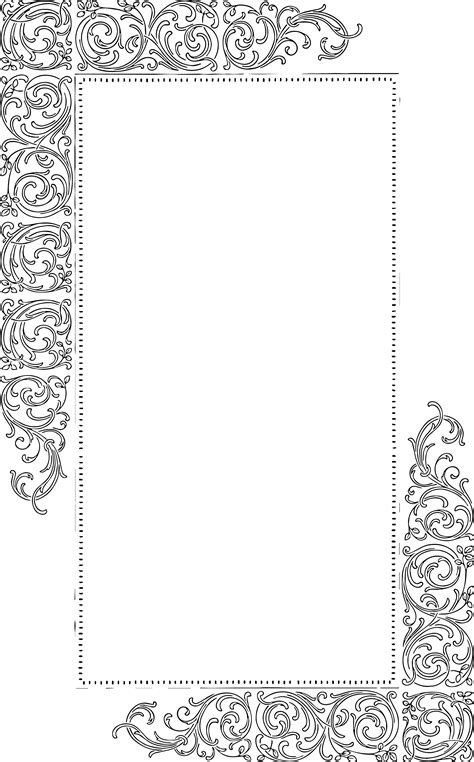 Fancy Border Vector at GetDrawings | Free download