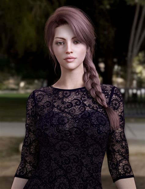 Download Free High Quality Bs French Braid Hair For Genesis 8 8 1 And