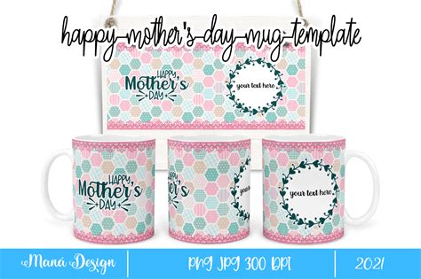 Happy Mother s Day Mug Template Graphic by Maná Design Creative Fabrica