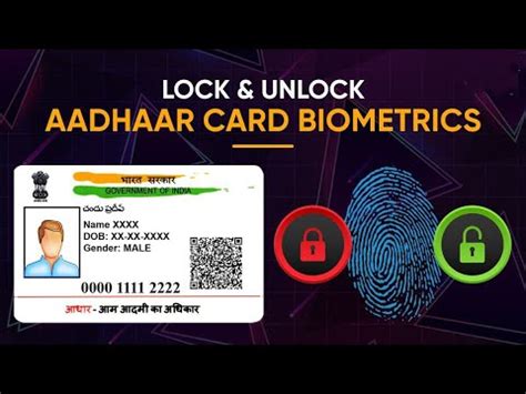 LOCK AND UNLOCK AADHAR CARD BIOMETRICS ADHAR CARD MAI FINGERPRINT