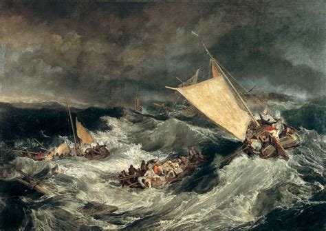 Narrative Painting - J.M.W. Turner, The Shipwreck, 1805