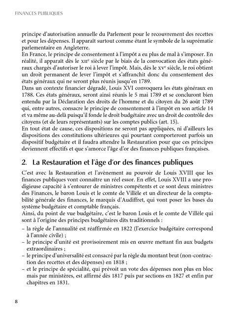 Les Fondamentaux Finances Publiques Droit Budg Taire Comptabilit