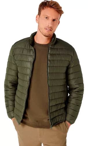 Jaqueta Básica Nylon Puffer Masculina Hering Inverno Cores