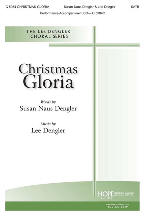 CHRISTMAS GLOR DE SATB Hope Publishing Company