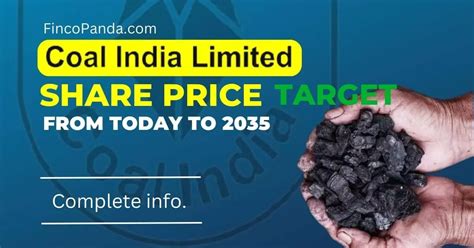 Coal India Share Price Target 2024 2025 2027 2030 2035 Long Term