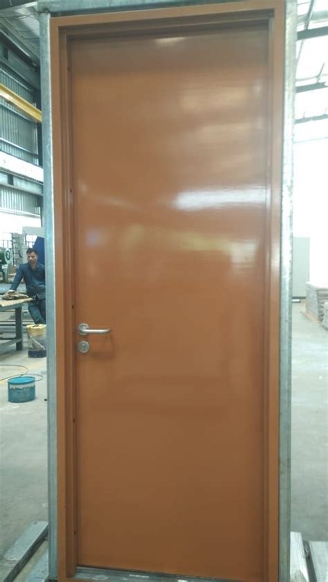 Gi Ms Cr Fire Rated Door Without Vision Panel Powder Coated At