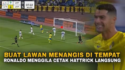 BENAR BENAR NGAMUK RONALDO Menggila Langsung Cetak HATTRICK Di