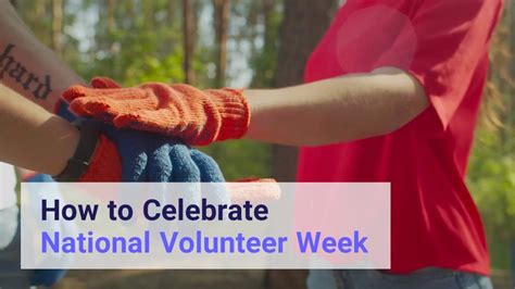 How To Celebrate National Volunteer Week YouTube