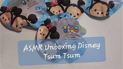 Asmr No Talking Unboxing Disney Tsum Tsum Series Years Satisfying