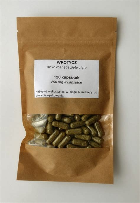 Wrotycz dziko rosnący kapsułki 120 k po 250 mg Pruszcz Gdański