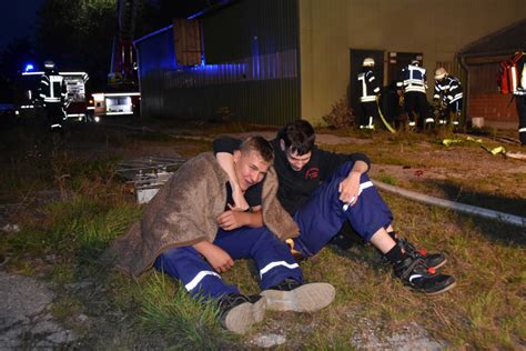 Feuerwehren Proben Komplexen Ernstfall