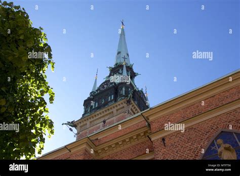 The Steeple Of Storkyrkan Officially Named Sankt Nikolai Kyrka Church