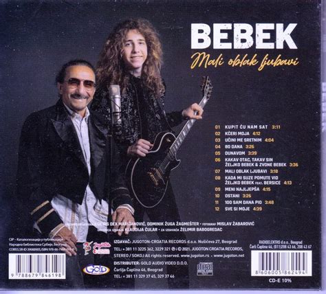 CD ZELJKO BEBEK MALI OBLAK LJUBAVI ALBUM 2021 Store Glamocani Laktasi