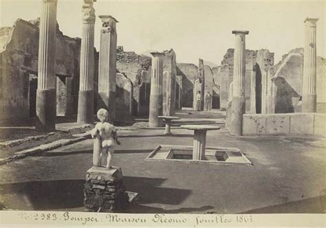 Viii Pompeii Old Photograph By Amodio Numbered In An Album