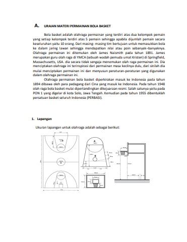 MATERI PERMAINAN BOLA BASKET