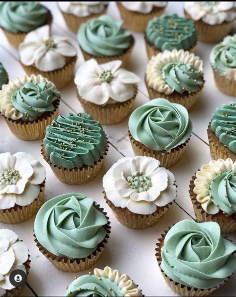 Pinterest Julissaesp1 Wedding Cupcakes Wedding Desserts Green