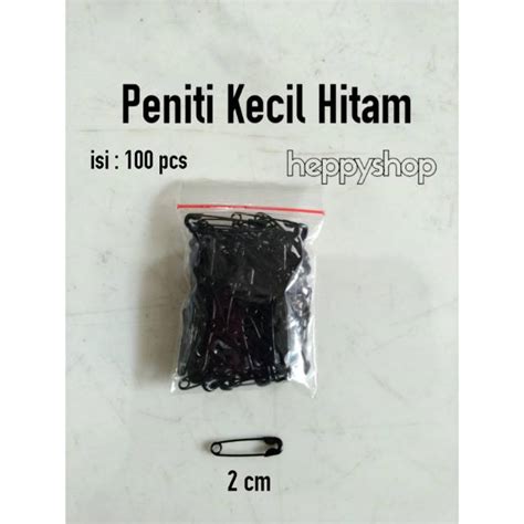 Jual Peniti Kecil Hitam Peniti Jilbab Peniti Hitam Shopee Indonesia