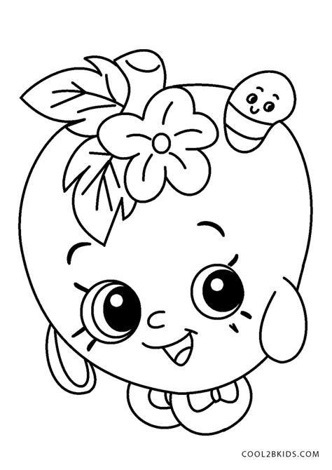 Desenhos De Shopkins Para Colorir P Ginas Para Impress O Gr Tis