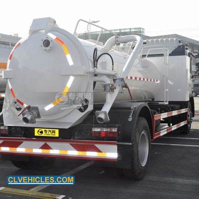 Cbm Fecal Sludge Suction Tanker Sewer Cleaning Dredge Vacuum Sewage