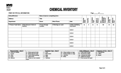 15 Inventory List Template Free Printable [word Pdf Excel]