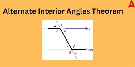 Alternate Interior Angles Definition Theorem Diagram Examples