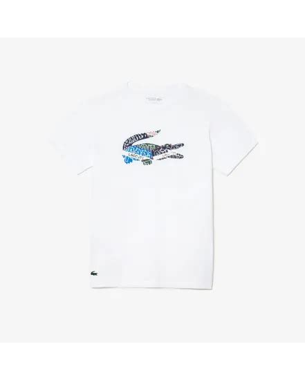 T Shirt Homme CORE PERFORMANCE Blanc Lacoste Achat En Ligne Sport