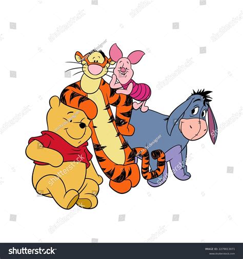 Winnie Pooh Friends Stock Vector Royalty Free 2279013071 Shutterstock