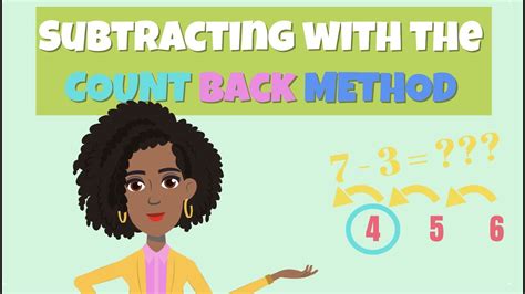 How To Subtract Using The Count Back Method With Ms Abcd Free