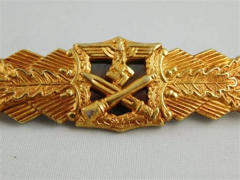 WWII German Close Combat Badge Gold - Trade In Military