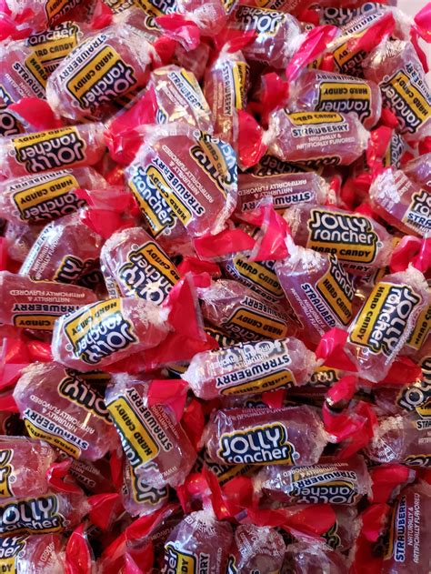 Jolly Rancher Strawberry 8oz Hard Candy Half Pound - Etsy