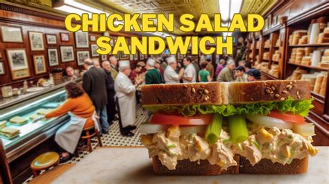 How To Make The New York Deli Chicken Salad Sandwich Youtube