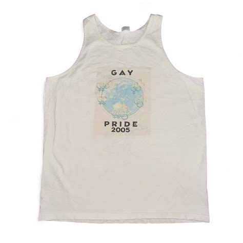 Early S Gay Pride Tank Top Vintage Depop