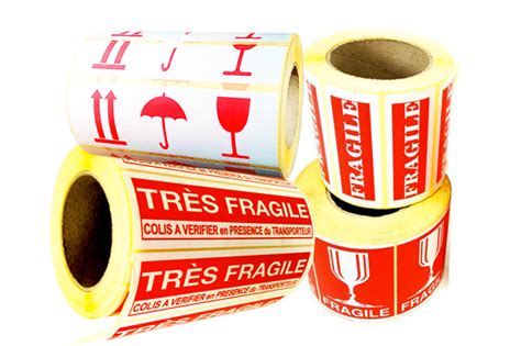 Tiquette Fragile Etiquette D Exp Dition Imprim E Fragile